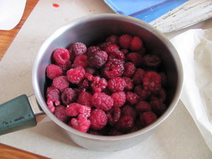 tarte framboises